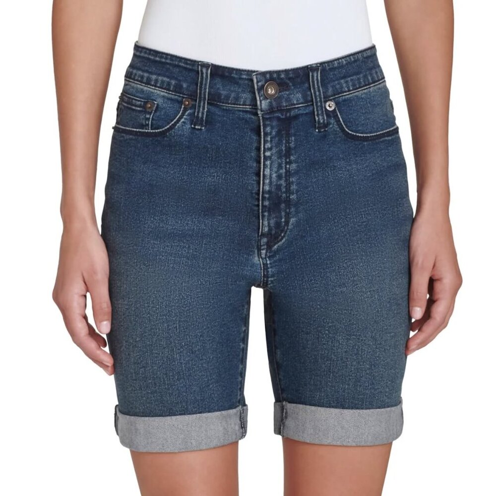 DKNY Women's Denim Bermuda Short